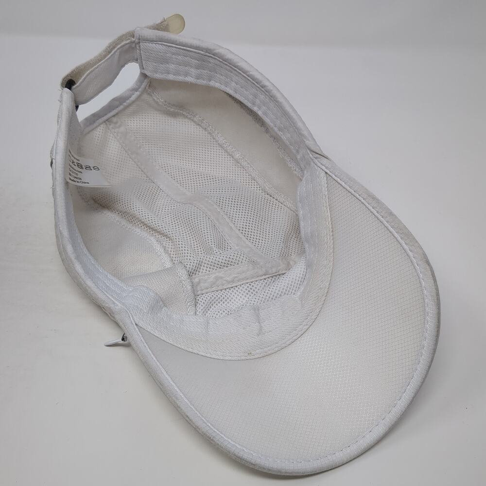 Unbranded Strapback 5 Panel Hat Solid White One S… - image 7